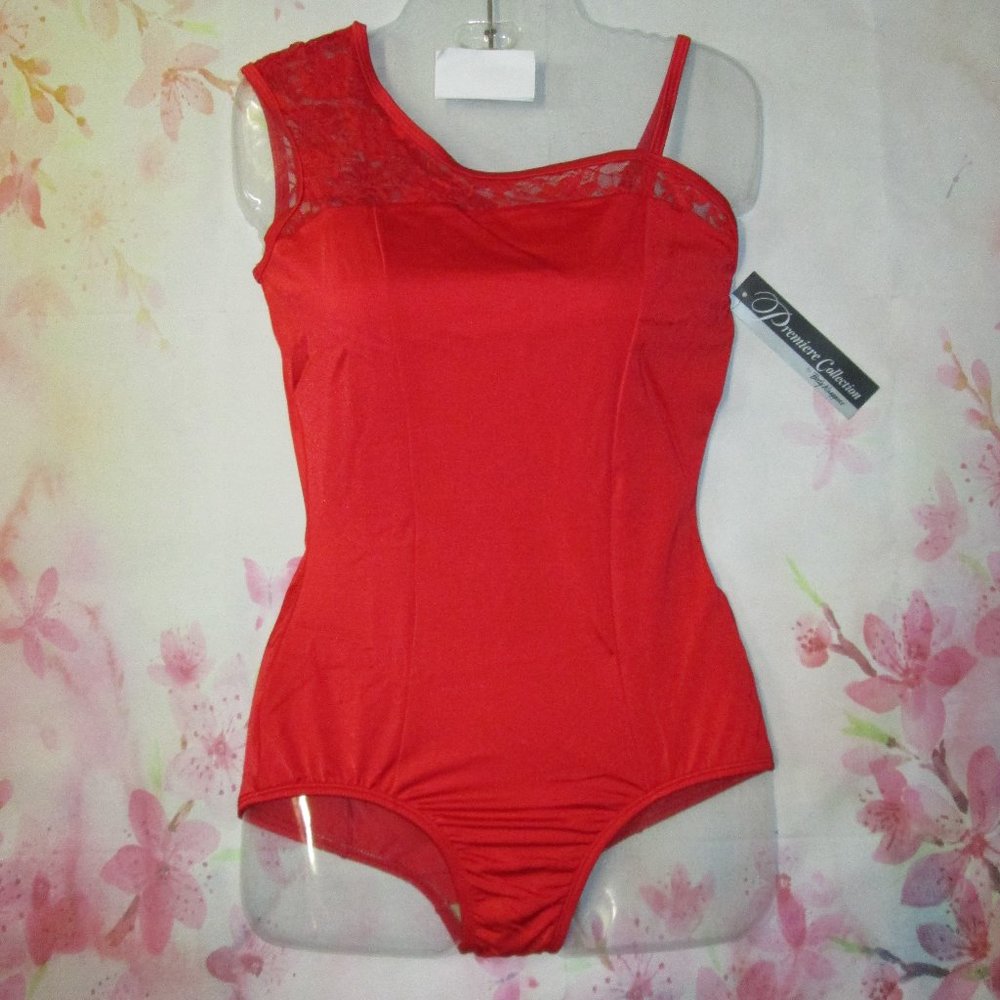 Leotard New Body Wrappers Womens LA Tall Adult Dance Ballet Jazz Costume Crimson